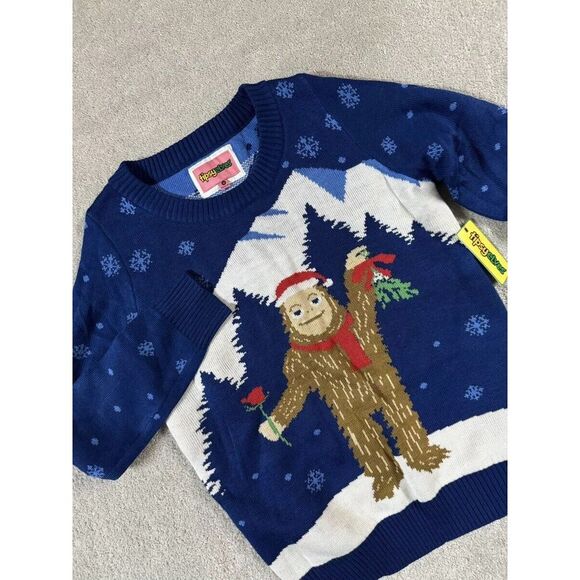 Tipsy Elves Sweater Mens Medium Pullover Funny Ugly Sweater Christmas Holiday‎ - Picture 1 of 9